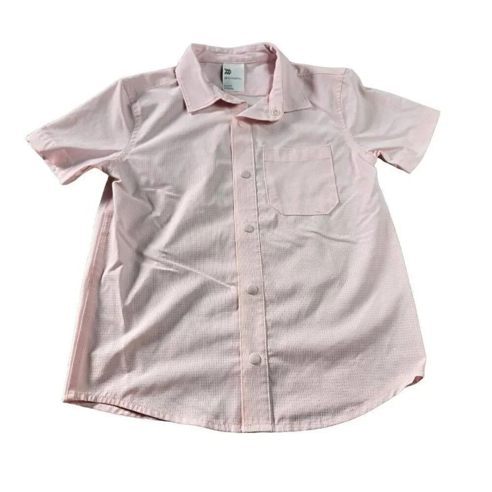 All In Motion Boys snap-down shirt XS4/5